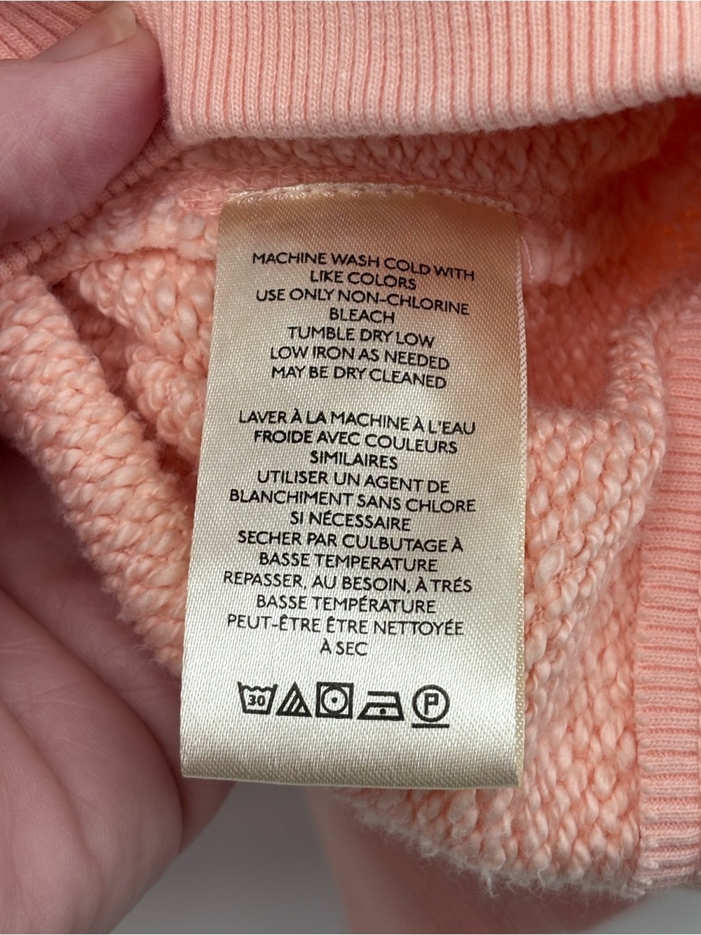 NWT We The Free People So Easy Boxy cropped sweatshirt in Tropical Peach XL - Picture 8 of 11